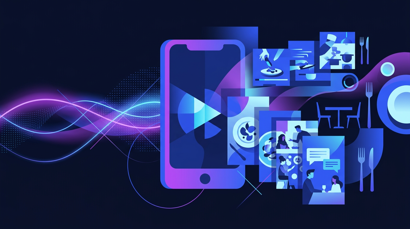 Video per Instagram Ristoranti: 5 Format Efficaci per Riempire i Tuoi Tavoli — illustrazione su video per instagram